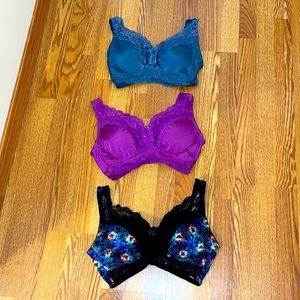 Set of 3 Rhonda Shear Ahh Bras